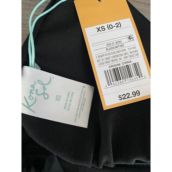 Women's Bikini Top Crochet Trim HANDMADE Kona Sol Black XS new - Picture 10 of 11